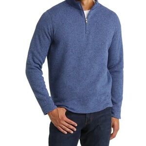 PETER MILLAR CROWN MEN'S CROWN SWEATER FLEECE QUARTER ZIP, size Large
